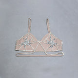 Jobelle Bandage Two Piece Rhinestone Two Piece Set - SunsetFashionLA