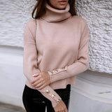 Jody Knitted Turtleneck Sweater - SunsetFashionLA