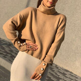 Jody Knitted Turtleneck Sweater - SunsetFashionLA