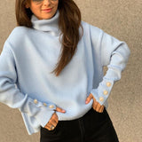 Jody Knitted Turtleneck Sweater - SunsetFashionLA