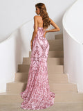 Juliett Strapless Sequin Gown Dress - SunsetFashionLA