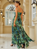 Layana Cut Out Ruffle Gown Dress - SunsetFashionLA