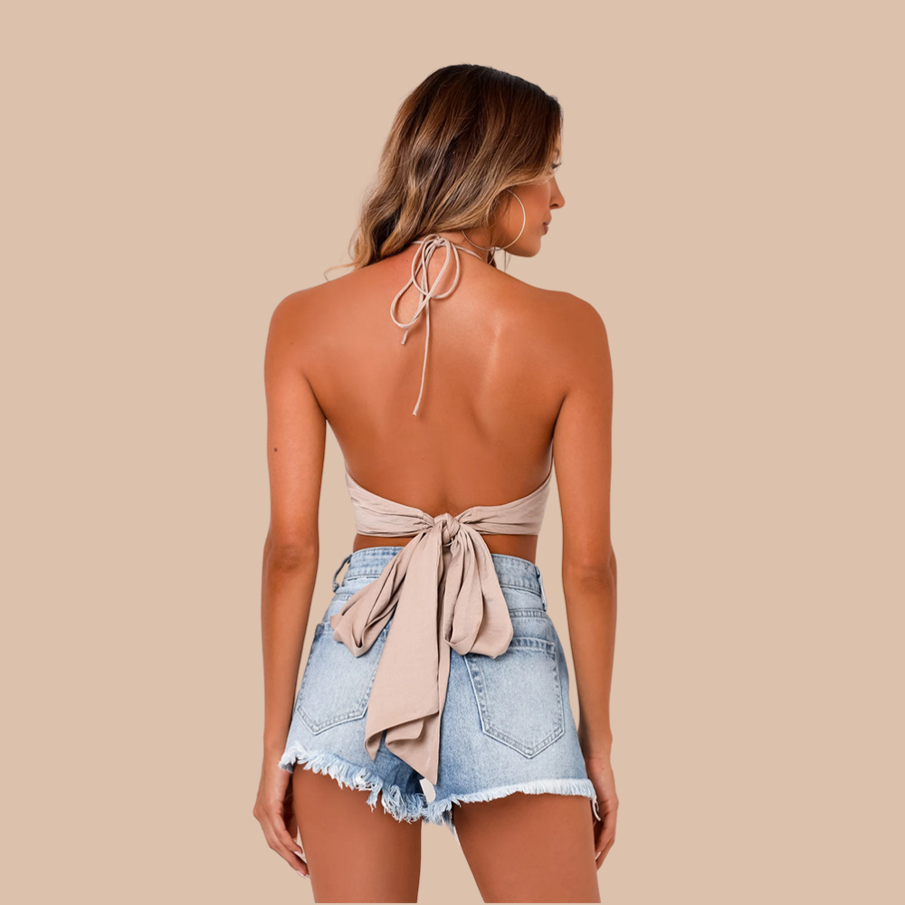 Leanna Halter Top - SunsetFashionLA