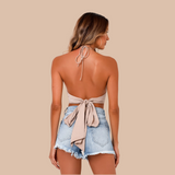 Leanna Halter Top - SunsetFashionLA