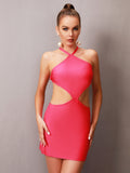 Lily Cut Out Backless Bandage Dress - SunsetFashionLA