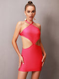 Lily Cut Out Backless Bandage Dress - SunsetFashionLA