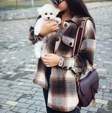 Lindy Oversized Plaid Jacket - SunsetFashionLA