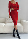 Lyla Knit Sweater Dress - SunsetFashionLA