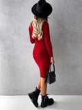 Lyla Knit Sweater Dress - SunsetFashionLA