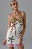 Mallorca Sequine Rhinestone Dress - SunsetFashionLA