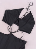 Margot Cut Out One Shoulder Dress - SunsetFashionLA