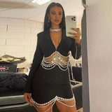 Melika Chain Two Piece Set - SunsetFashionLA