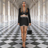 Melika Chain Two Piece Set - SunsetFashionLA