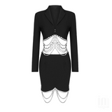 Melika Chain Two Piece Set - SunsetFashionLA