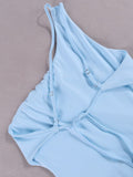 Micaela One Shoulder Backless Dress - SunsetFashionLA