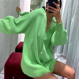 Miranda V-neck Cardigan - SunsetFashionLA