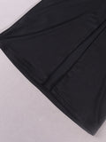 Nora Black Halter Cut Out Dress - SunsetFashionLA