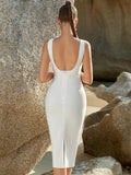 Olivia Cut Out Bandage Dress - SunsetFashionLA