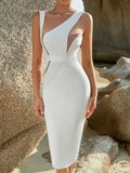 Olivia Cut Out Bandage Dress - SunsetFashionLA