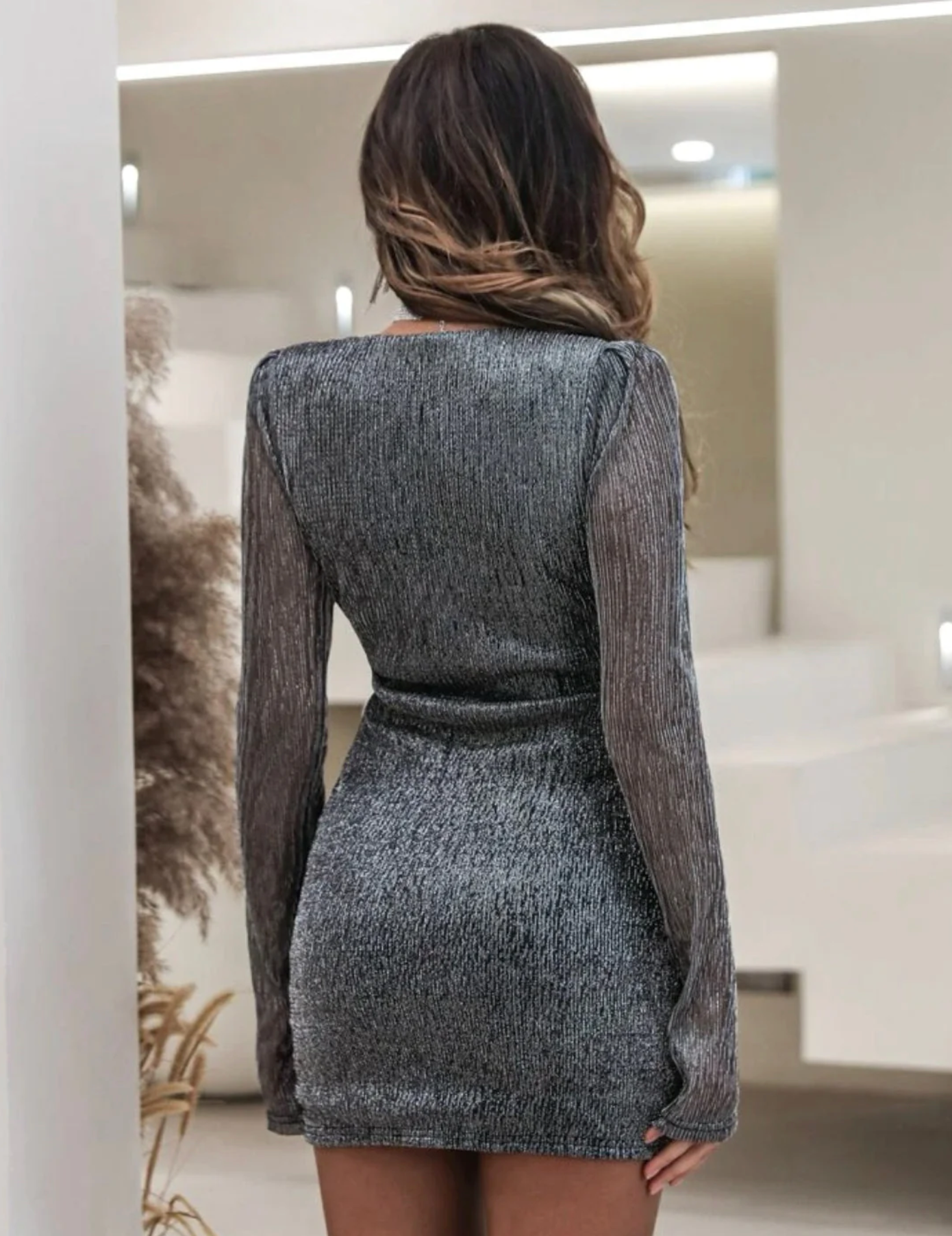 Phlia Sequin Pleated Dress - SunsetFashionLA