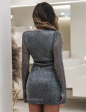 Phlia Sequin Pleated Dress - SunsetFashionLA