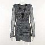 Phlia Sequin Pleated Dress - SunsetFashionLA