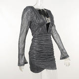 Phlia Sequin Pleated Dress - SunsetFashionLA