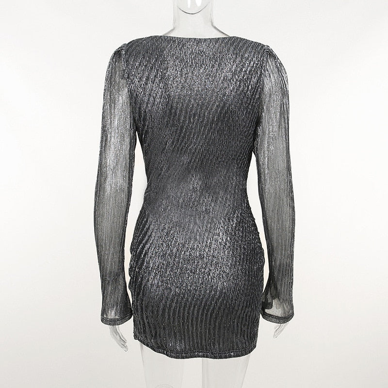 Phlia Sequin Pleated Dress - SunsetFashionLA