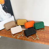 Plaid Vegan Leather Shoulder Bag - SunsetFashionLA