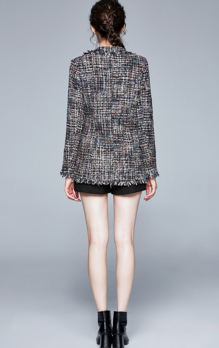 Romilly Tweed Blazer - SunsetFashionLA