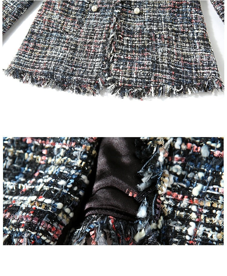 Romilly Tweed Blazer - SunsetFashionLA