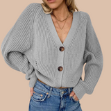 Rya Loose Knit Cardigan - SunsetFashionLA