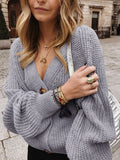Rya Loose Knit Cardigan - SunsetFashionLA