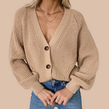 Rya Loose Knit Cardigan - SunsetFashionLA