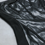 Rylee Vegan Leather Bandage Dress with a Cut Out - SunsetFashionLA