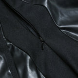 Rylee Vegan Leather Bandage Dress with a Cut Out - SunsetFashionLA