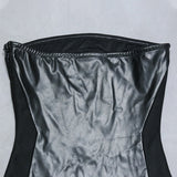 Rylee Vegan Leather Bandage Dress with a Cut Out - SunsetFashionLA