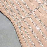 Shani Bandage Rhinestone Dress - SunsetFashionLA