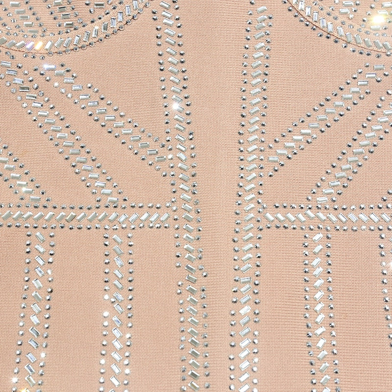 Shani Bandage Rhinestone Dress - SunsetFashionLA
