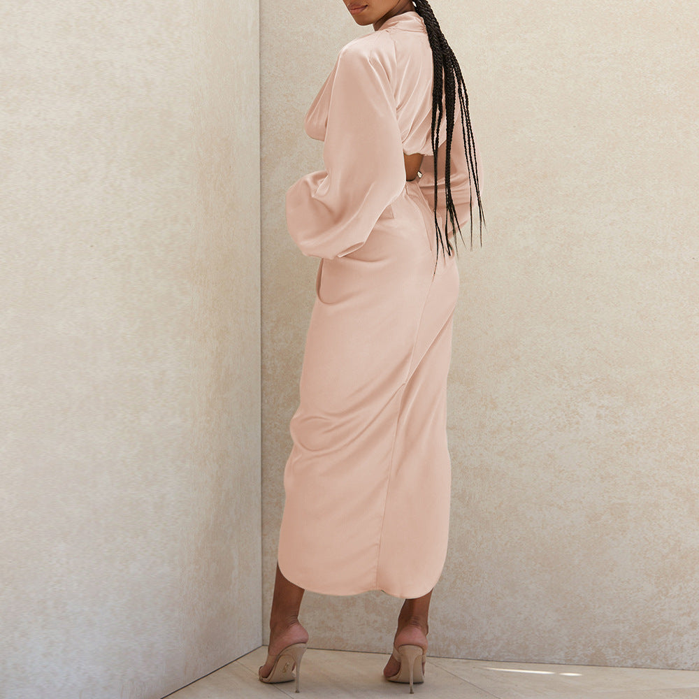 Sidney Satin Two Piece Set - SunsetFashionLA