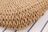 Straw Summer Bag with Round Handle and a Strap - SunsetFashionLA