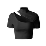 Sylvie Cut Out Knit Crop Top - SunsetFashionLA
