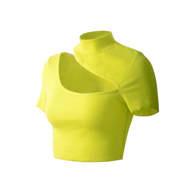 Sylvie Cut Out Knit Crop Top - SunsetFashionLA