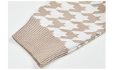 Tayla Houndstooth Sweater - SunsetFashionLA