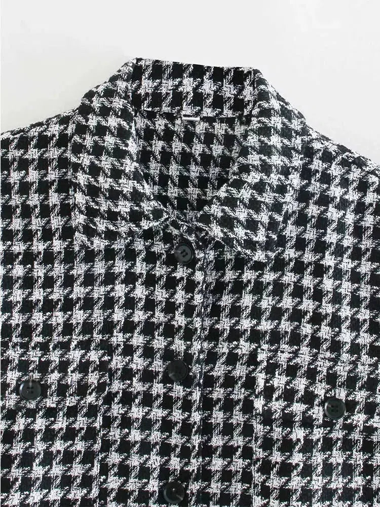 Taylor Tweed Shirt - SunsetFashionLA