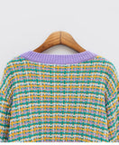 Tesse Vintage Knitted Cardigan - SunsetFashionLA