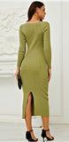 Tia Knit Off Shoulder Sweater Dress - SunsetFashionLA