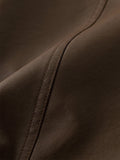 Vegan Leather Retro Single Breasted Jacket - SunsetFashionLA