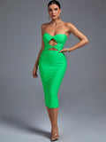 Wiva Cut Out Bandage Dress - SunsetFashionLA