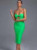Wiva Cut Out Bandage Dress - SunsetFashionLA